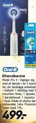 Bilka Oral-B Eltandbørste tilbud