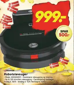 Bilka Hoover Robotstøvsuger tilbud