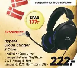 Bilka HyperX Cloud Stinger 2 Core tilbud