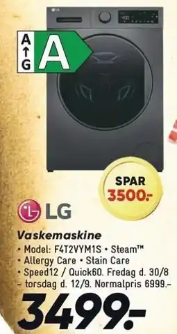 Bilka LG Vaskemaskine tilbud