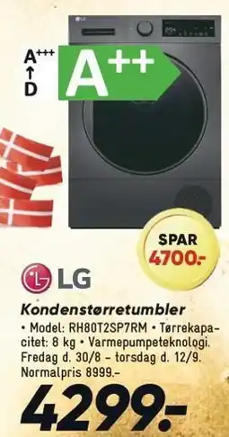 Bilka LG Kondenstørretumbler tilbud