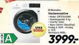 Bilka Electrolux Vaskemaskine tilbud