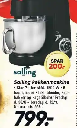 Bilka Salling Køkkenmaskine tilbud