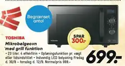 Bilka Toshiba Mikrobølgeovn med grill funktion tilbud