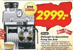 Bilka Delonghi La Specialista Pump the Arte tilbud