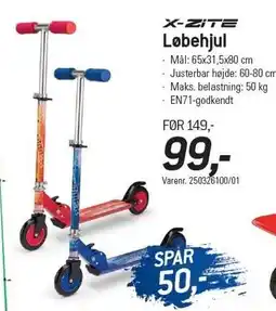 Thansen X-ZITE Løbehjul tilbud