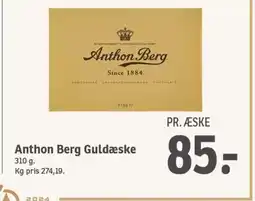 SPAR ANTHON BERG Guldæske tilbud