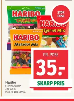 SPAR HARIBO tilbud