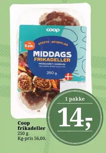 Dagli'Brugsen Coop frikadeller tilbud