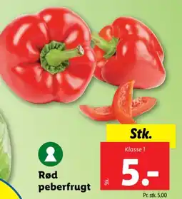 Lidl Rød peberfrugt tilbud