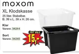 Moxom XL Klodskasse
