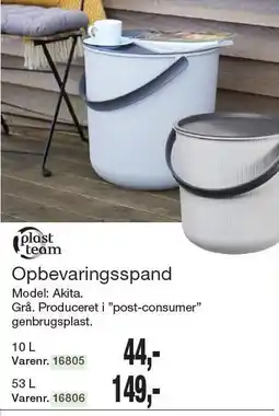 Harald Nyborg PLAST TEAM Opbevaringsspand tilbud