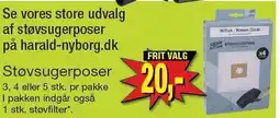 Harald Nyborg Støvsugerposer tilbud