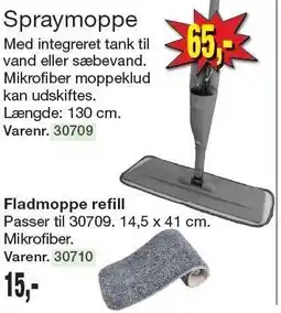 Harald Nyborg Spraymoppe eller Fladmoppe refill tilbud