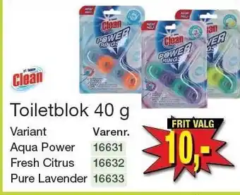 Harald Nyborg Toiletblok 40 g tilbud