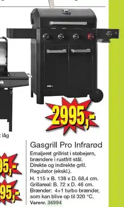 Harald Nyborg Gasgrill Pro Infrarød tilbud