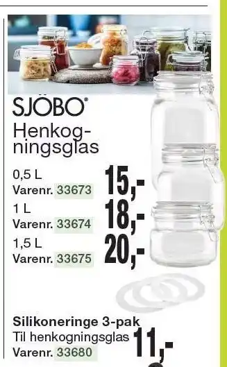 Harald Nyborg Henkogningsglas tilbud
