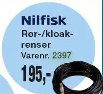 Harald Nyborg Nilfisk rør-/kloakrenser tilbud