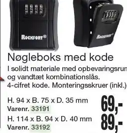 Harald Nyborg Nøgleboks med kode tilbud