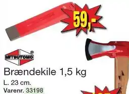 Harald Nyborg MITSUTOMO Brændekile 1,5 kg tilbud