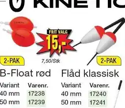 Harald Nyborg B-Float rød el. Flåd klassisk tilbud