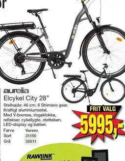 Harald Nyborg Aurelia Elcykel City 28'' tilbud