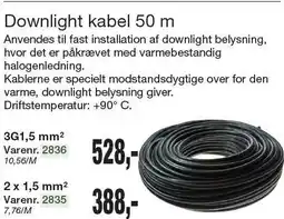 Harald Nyborg Downlight kabel 50 m tilbud