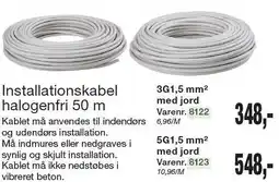 Harald Nyborg Installationskabel halogenfri 50 m tilbud