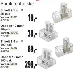 Harald Nyborg Samlemuffe klar tilbud