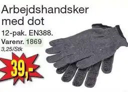 Harald Nyborg Arbejdshandsker med dot tilbud
