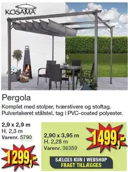 Harald Nyborg Pergola tilbud