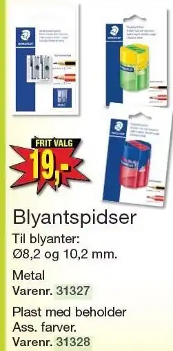 Harald Nyborg Blyantspidser tilbud