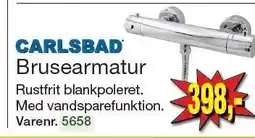 Harald Nyborg CARLSBAD Brusearmatur tilbud