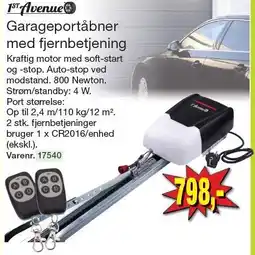 Harald Nyborg Garageportåbner med fjernbetjening tilbud