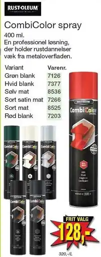 Harald Nyborg CombiColor spray tilbud