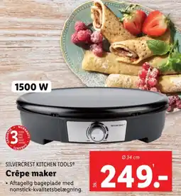 Lidl SILVERCREST KITCHEN TOOLS Crêpe maker tilbud