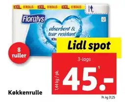 Lidl Køkkenrulle tilbud