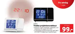 Lidl Trådløs projektionsvækkeur tilbud
