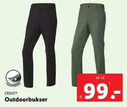 Lidl CRIVIT Outdoorbukser tilbud