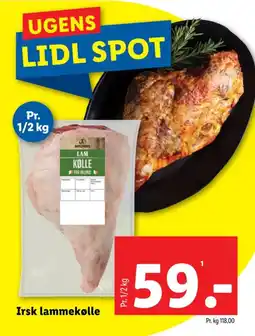 Lidl Irsk lammekølle tilbud