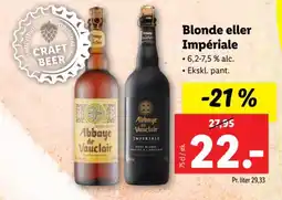 Lidl Blonde eller Impériale tilbud