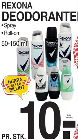 ABC Lavpris REXONA DEODORANTER tilbud