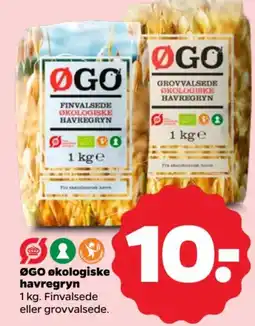 Netto ØGO økologiske havregryn tilbud