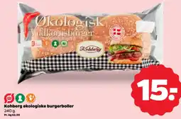 Netto Kohberg økologiske burgerboller tilbud
