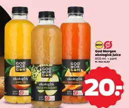 Netto God Morgen økologisk juice tilbud