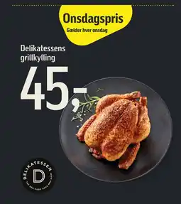 Føtex Delikatessens grillkylling tilbud