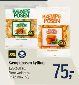 Føtex Kæmpeposen kylling tilbud