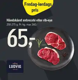 Føtex Håndskåret entrecoté eller rib-eye tilbud