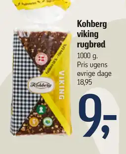 Føtex Kohberg viking rugbrød tilbud