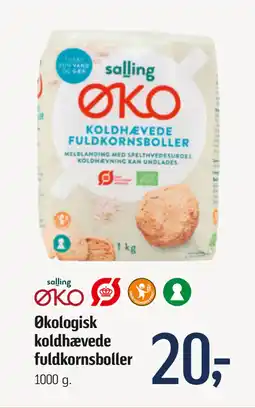 Føtex Økologisk koldhævede fuldkornsboller tilbud